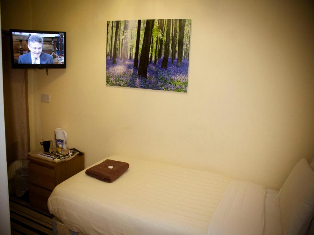 Single room at Cricklewood Lodge Hotel